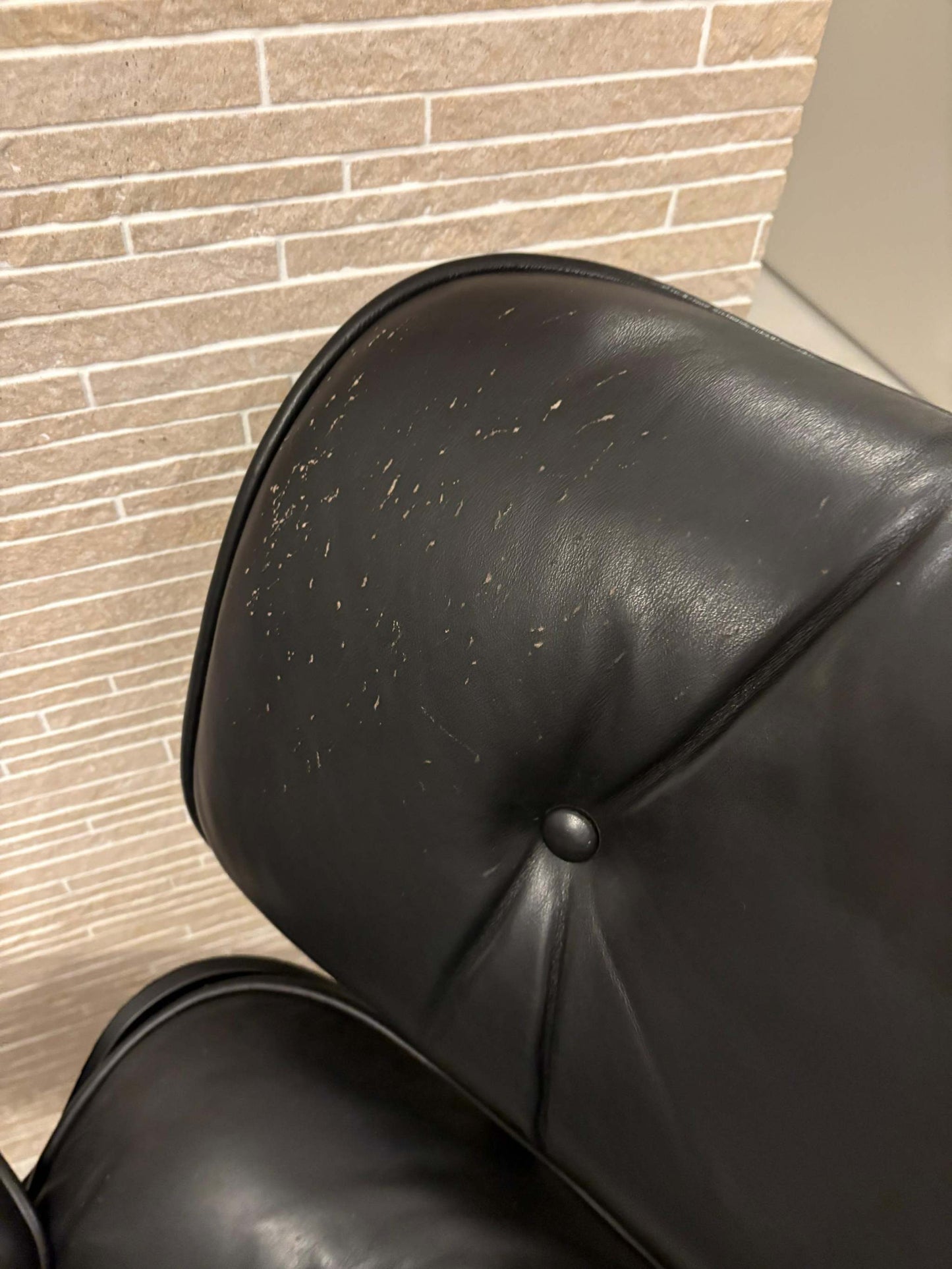 A timeless icon of modern design, this Eames Lounge Chair produced by ICF