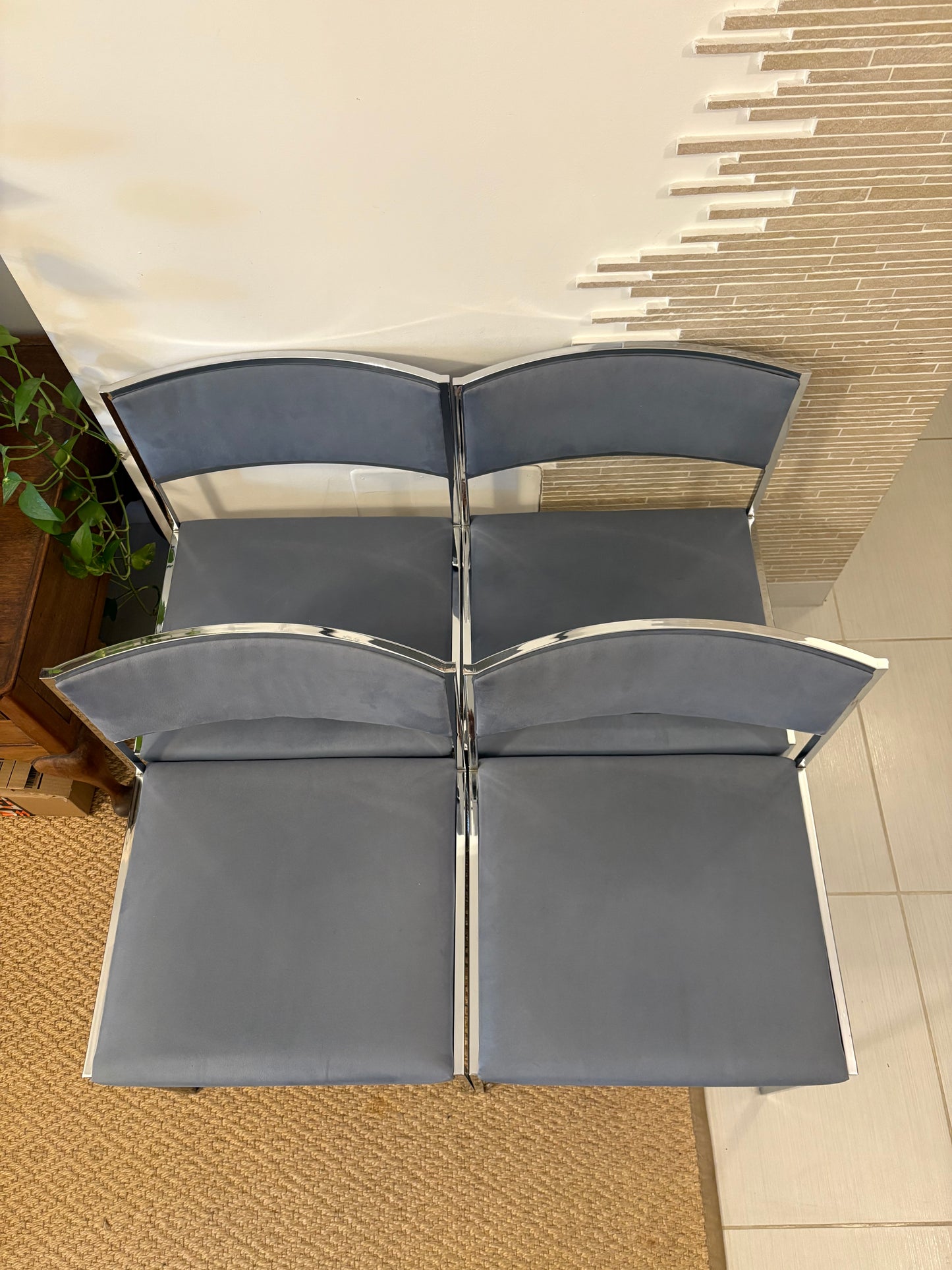 4 chairs Willy Rizzo