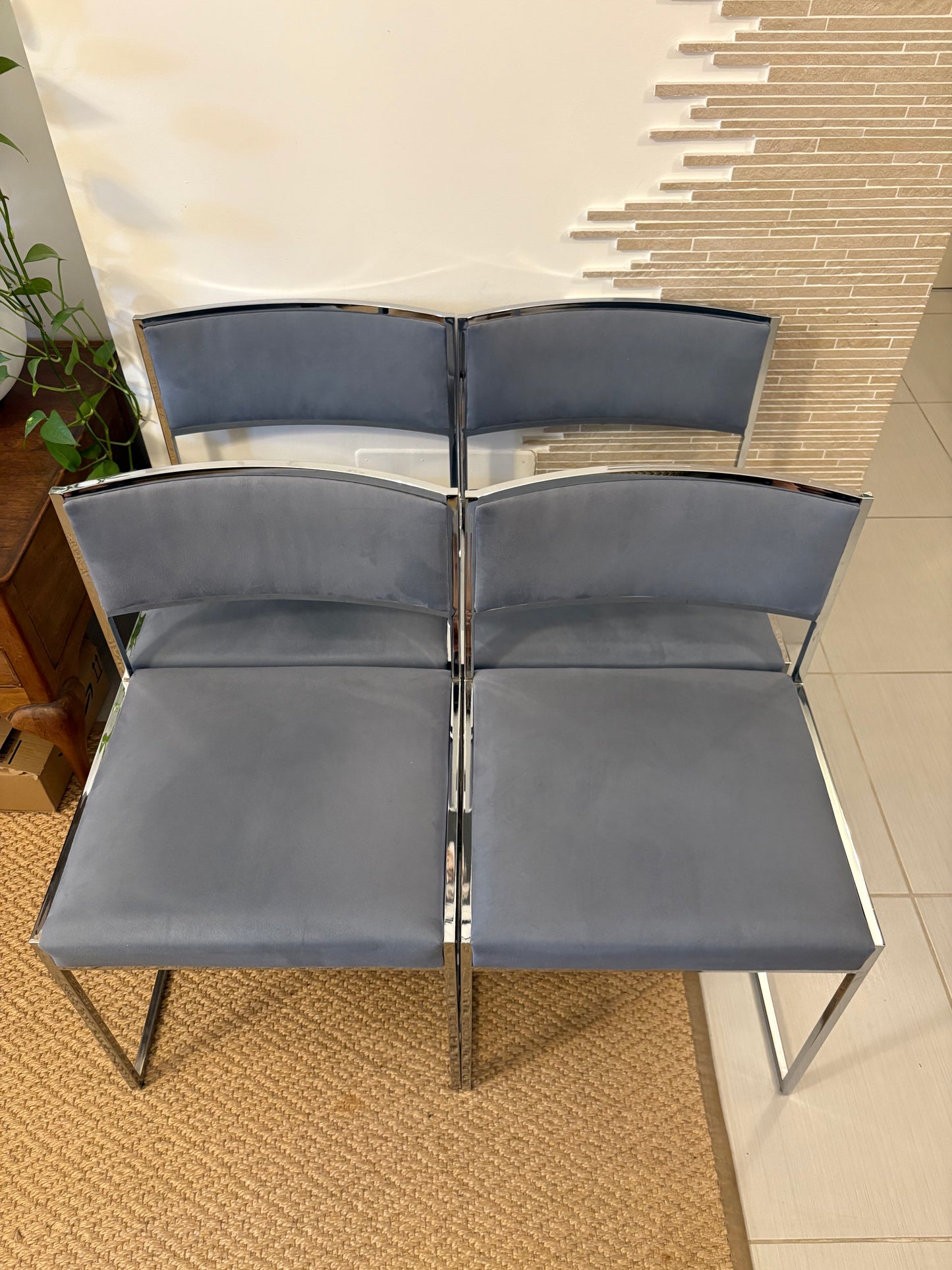 4 chairs Willy Rizzo