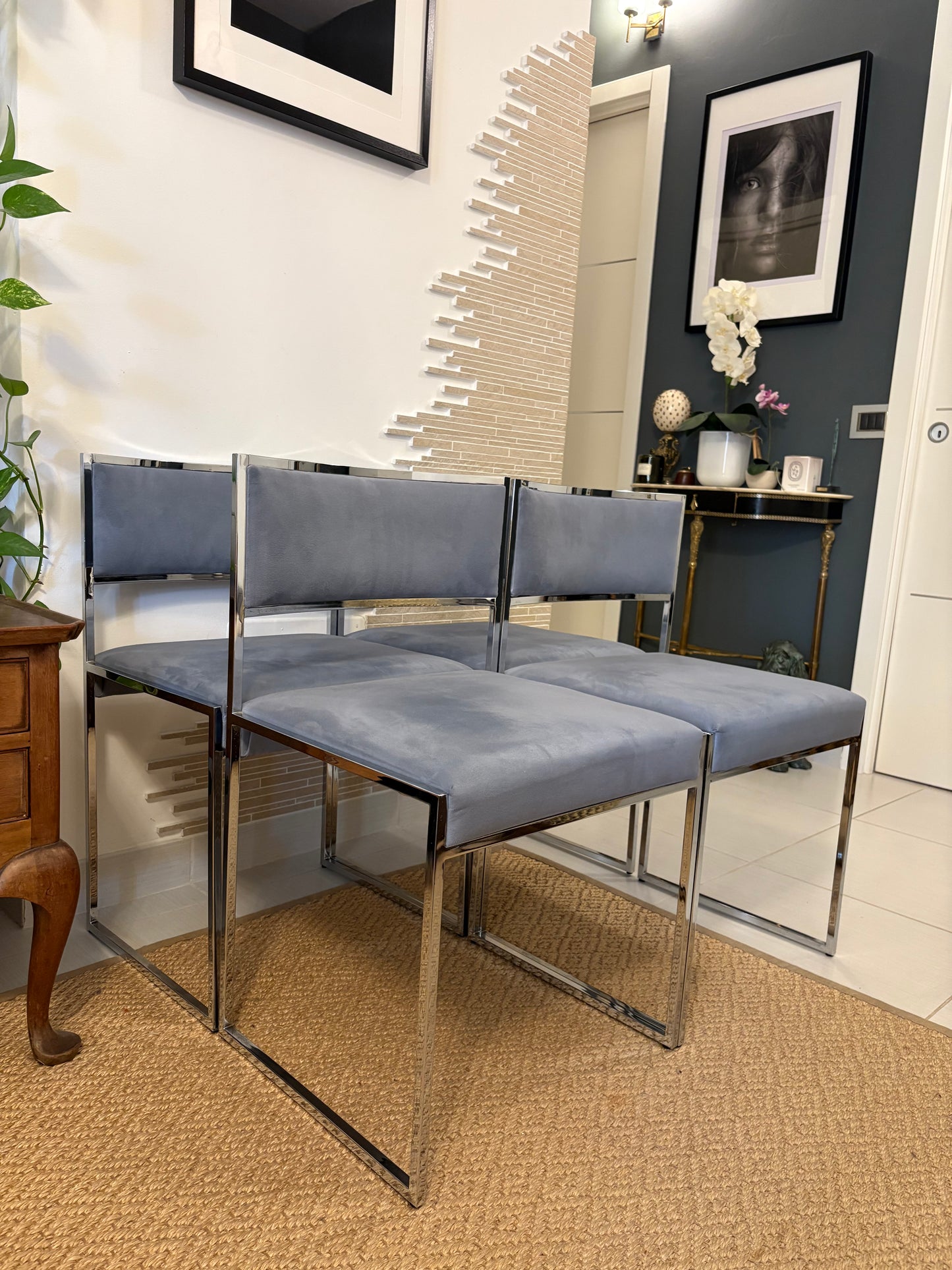 4 chairs Willy Rizzo