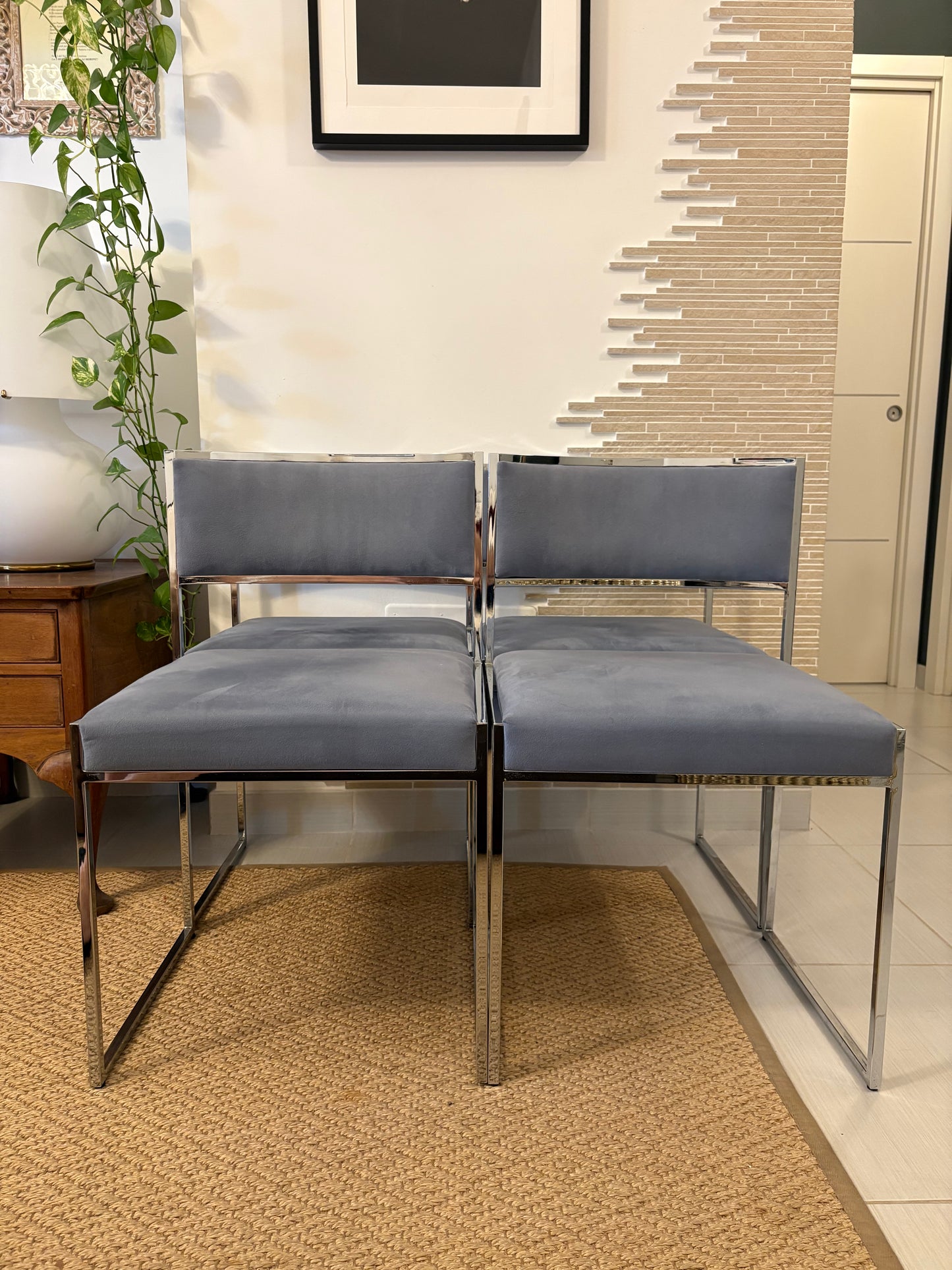 4 chairs Willy Rizzo