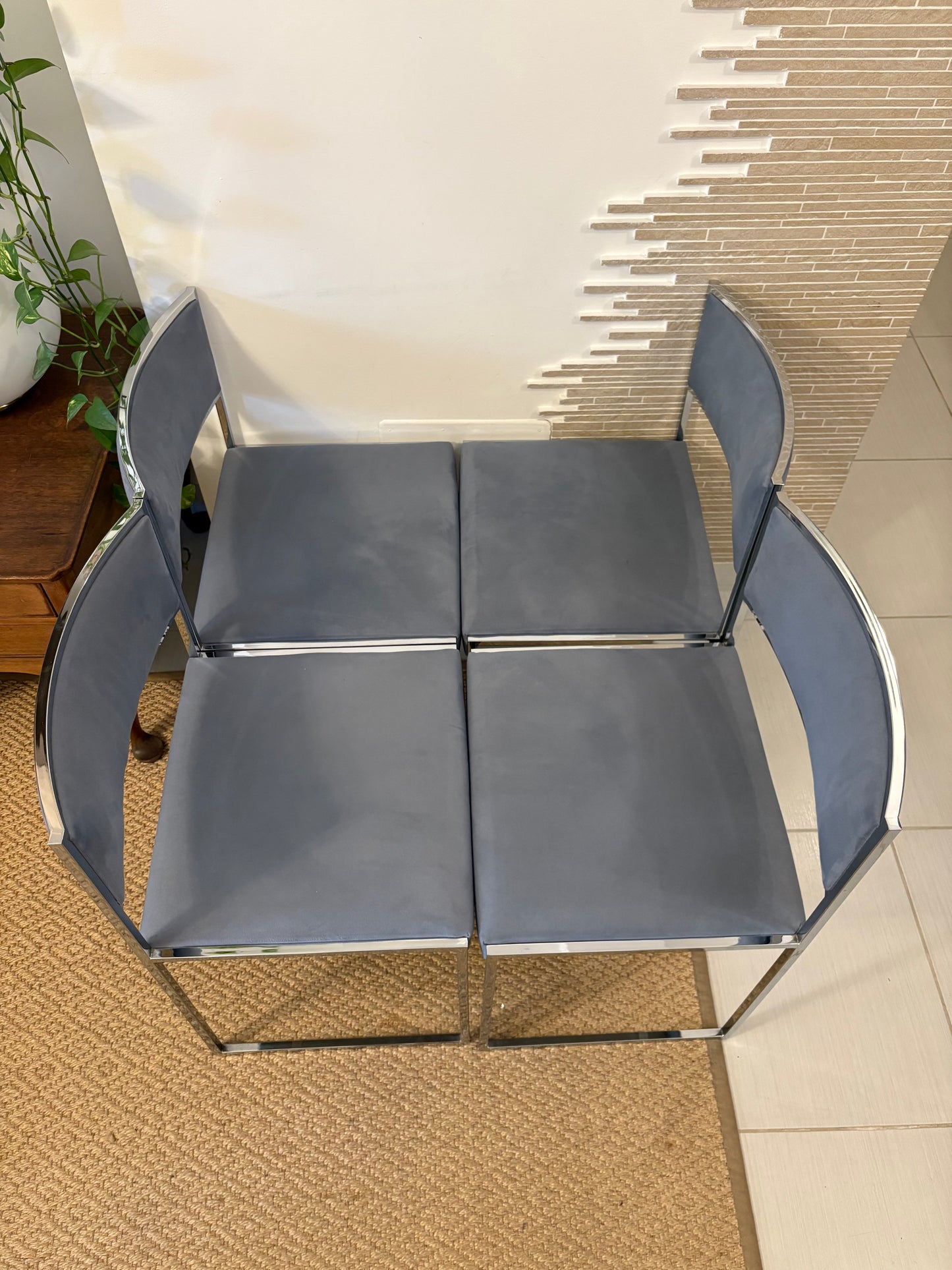 4 chairs Willy Rizzo