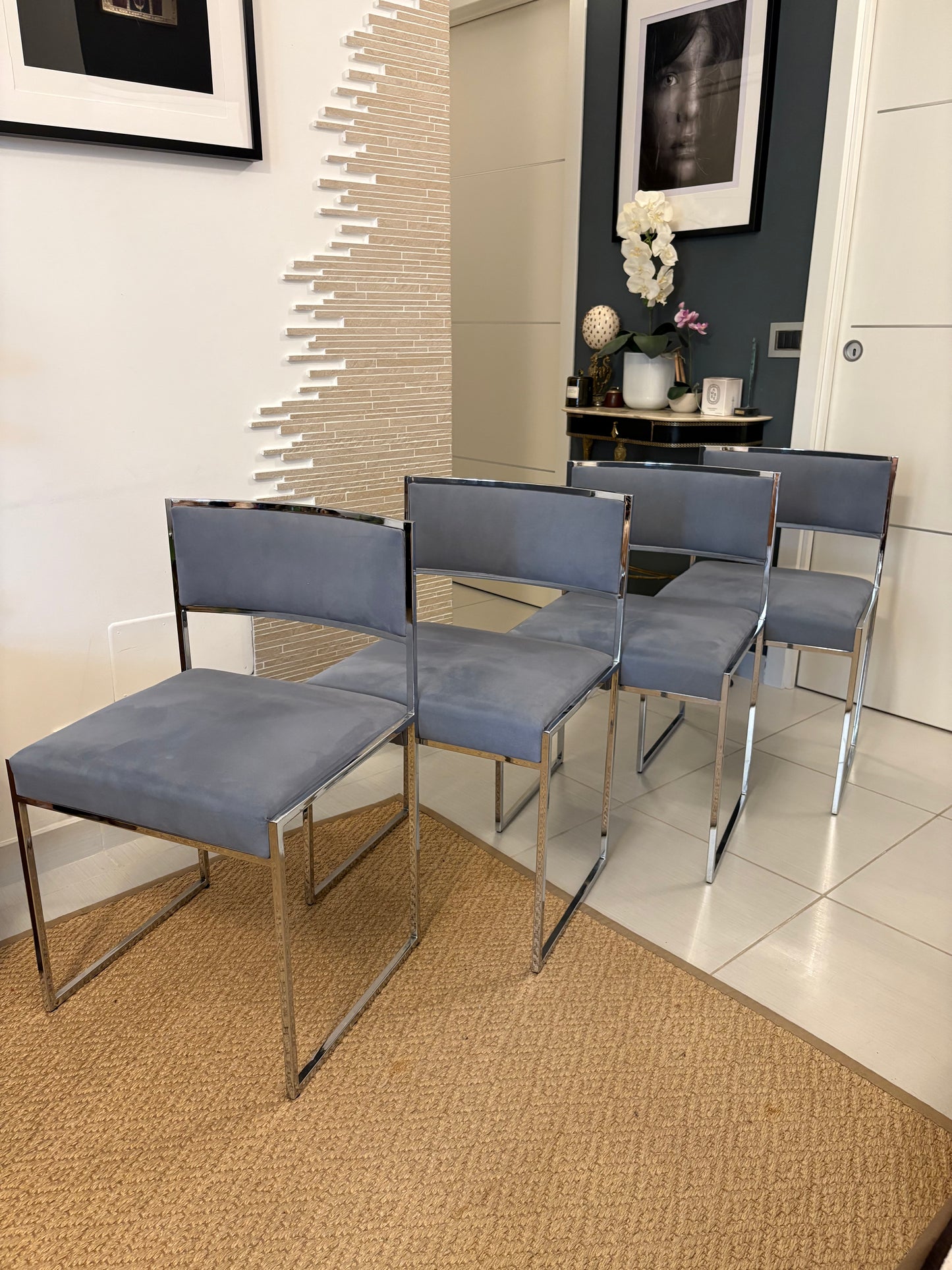 4 chairs Willy Rizzo