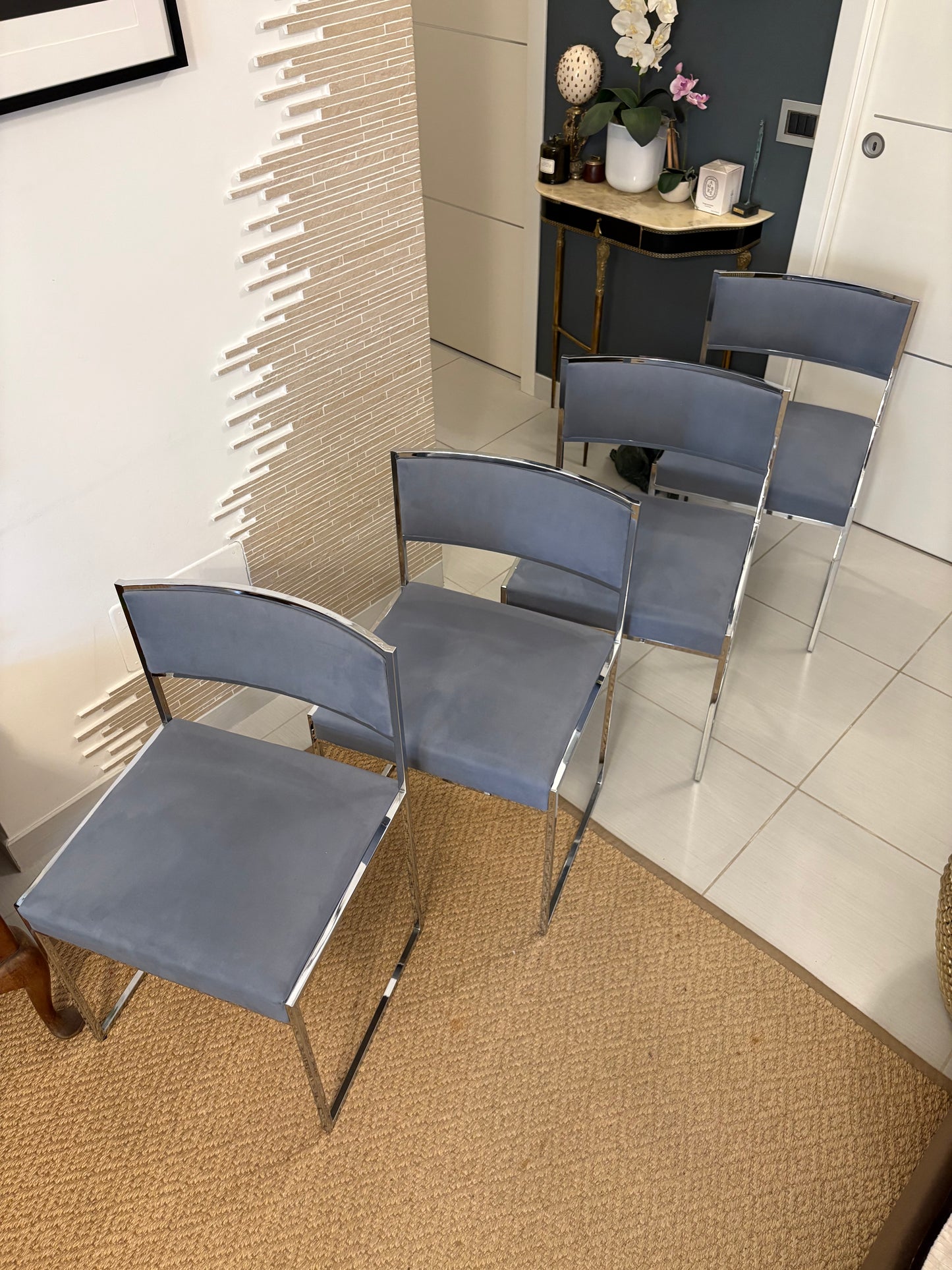 4 chairs Willy Rizzo