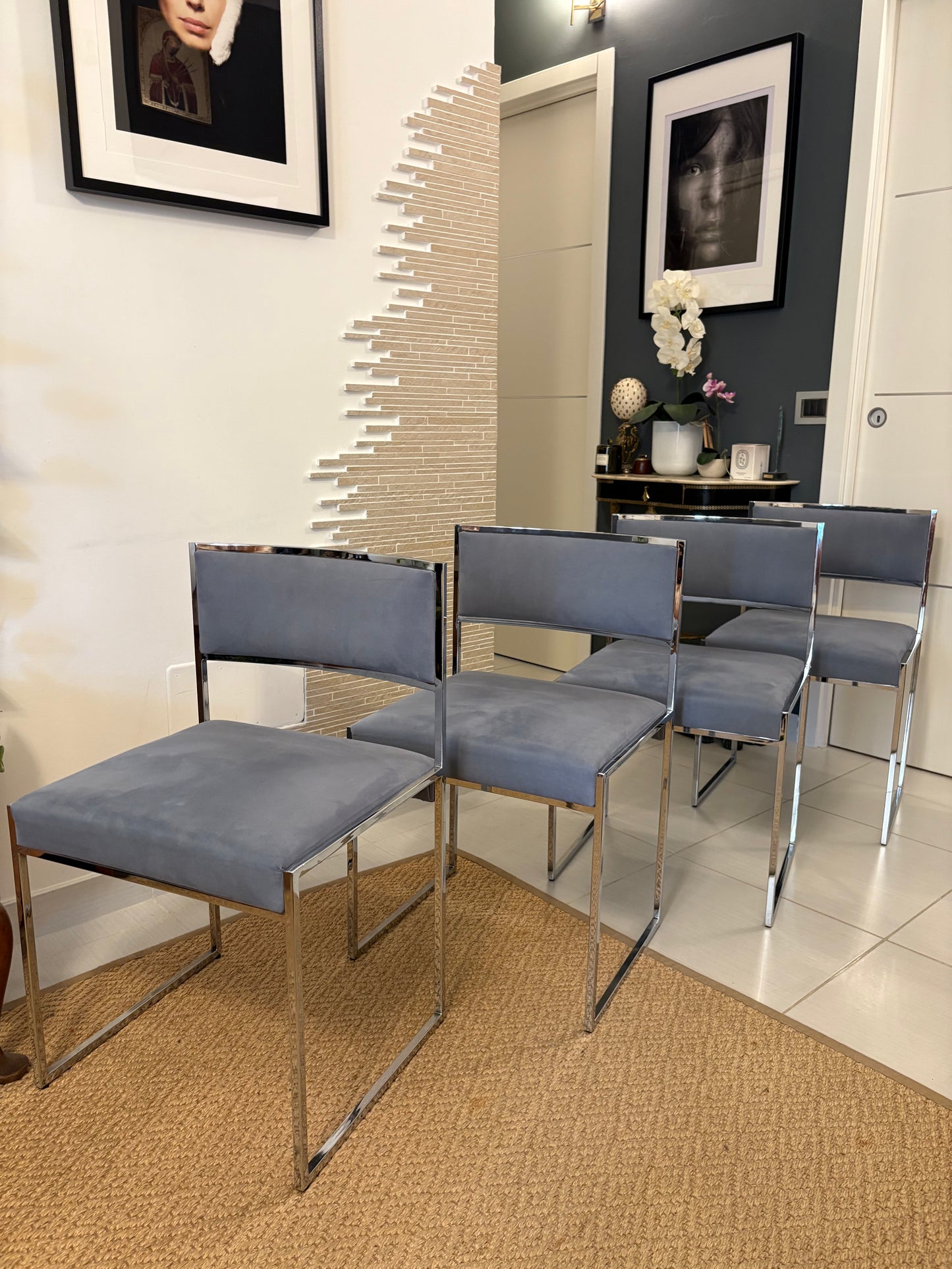 4 chairs Willy Rizzo
