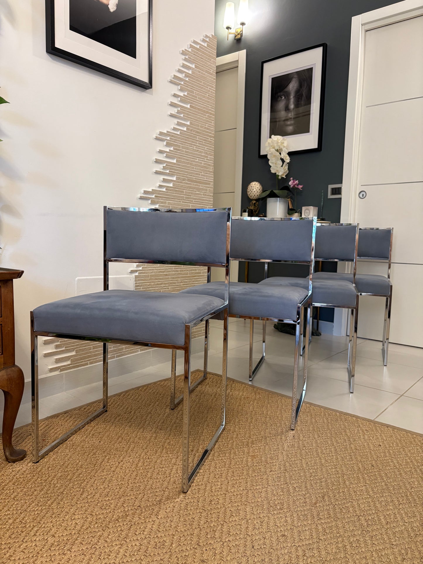 4 chairs Willy Rizzo