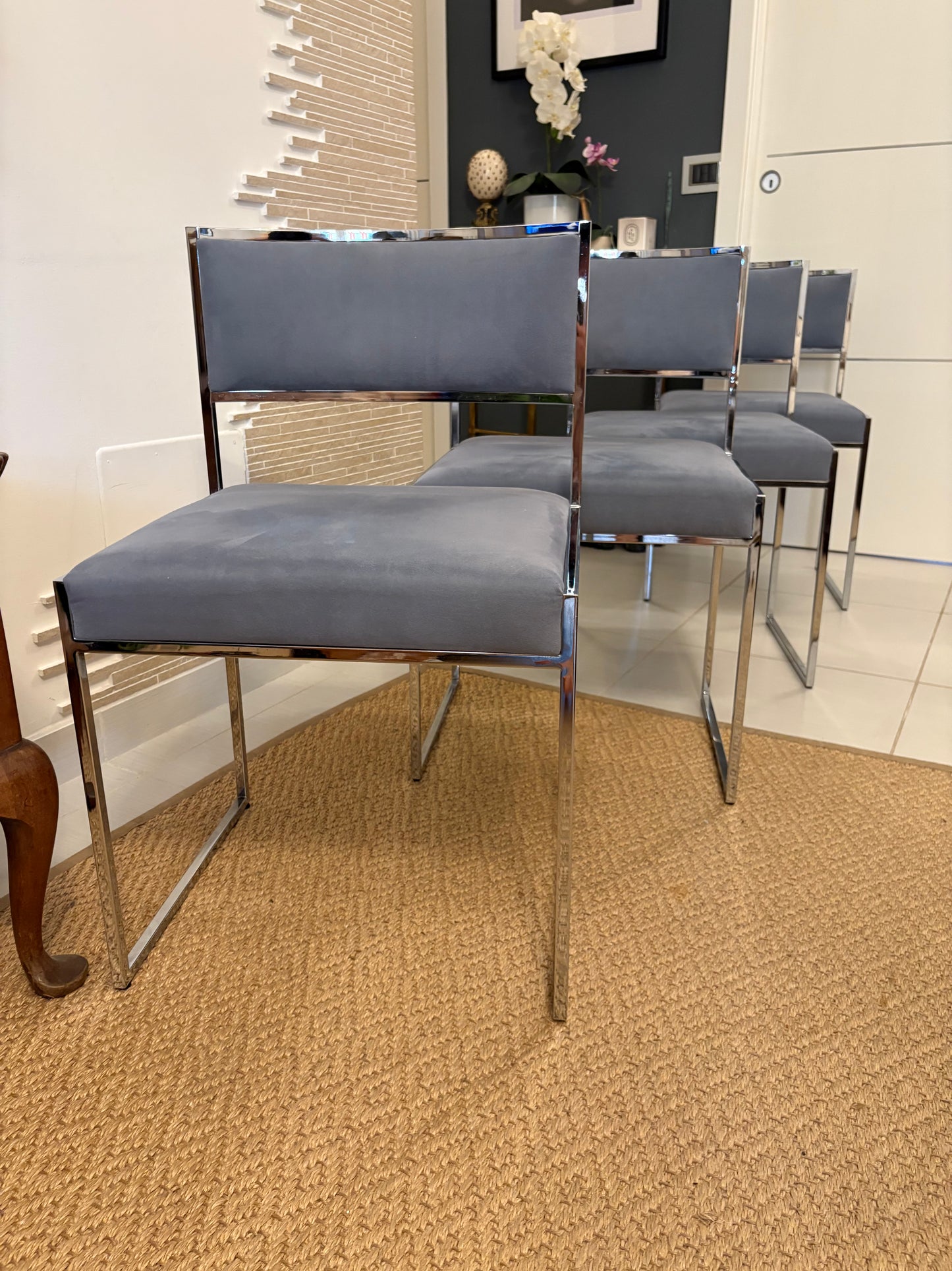 4 chairs Willy Rizzo