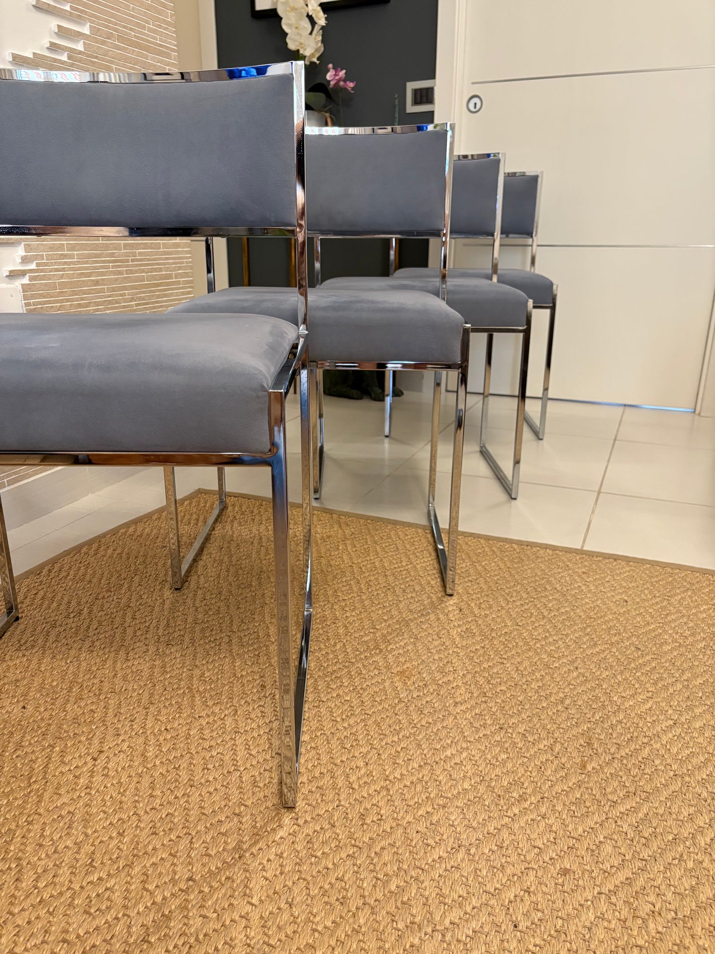 4 chairs Willy Rizzo