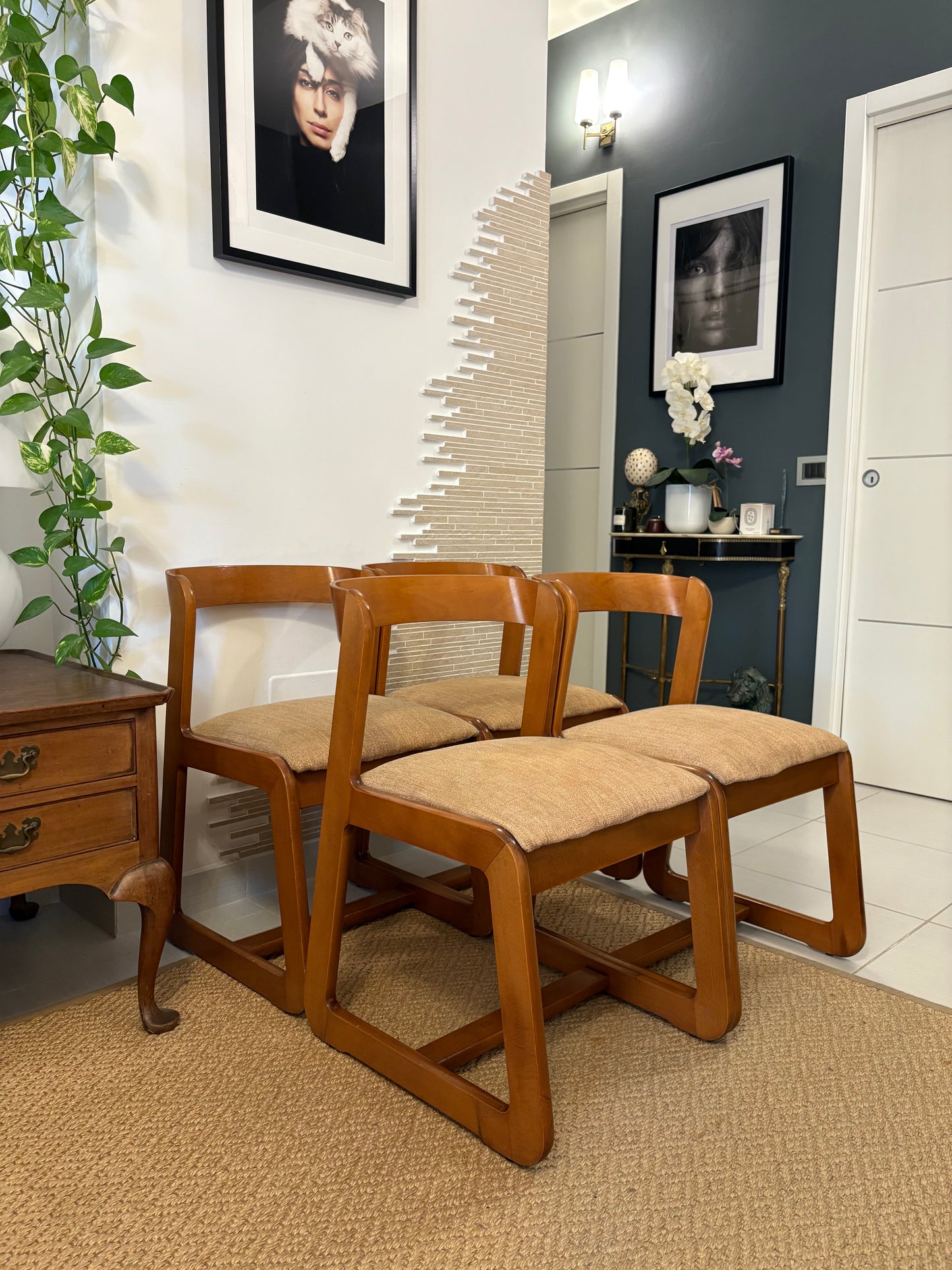 4 chairs Willy Rizzo