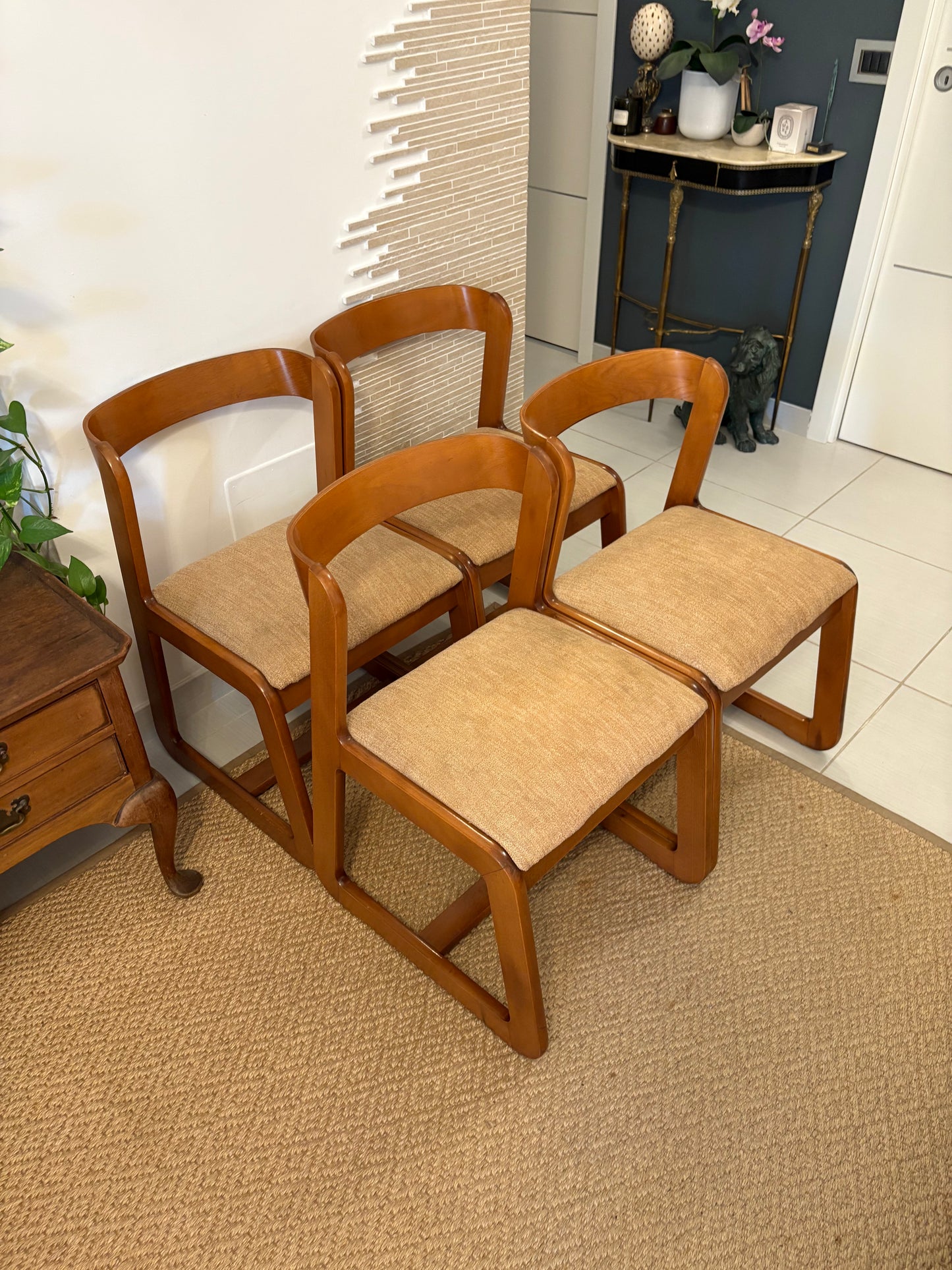 4 chairs Willy Rizzo