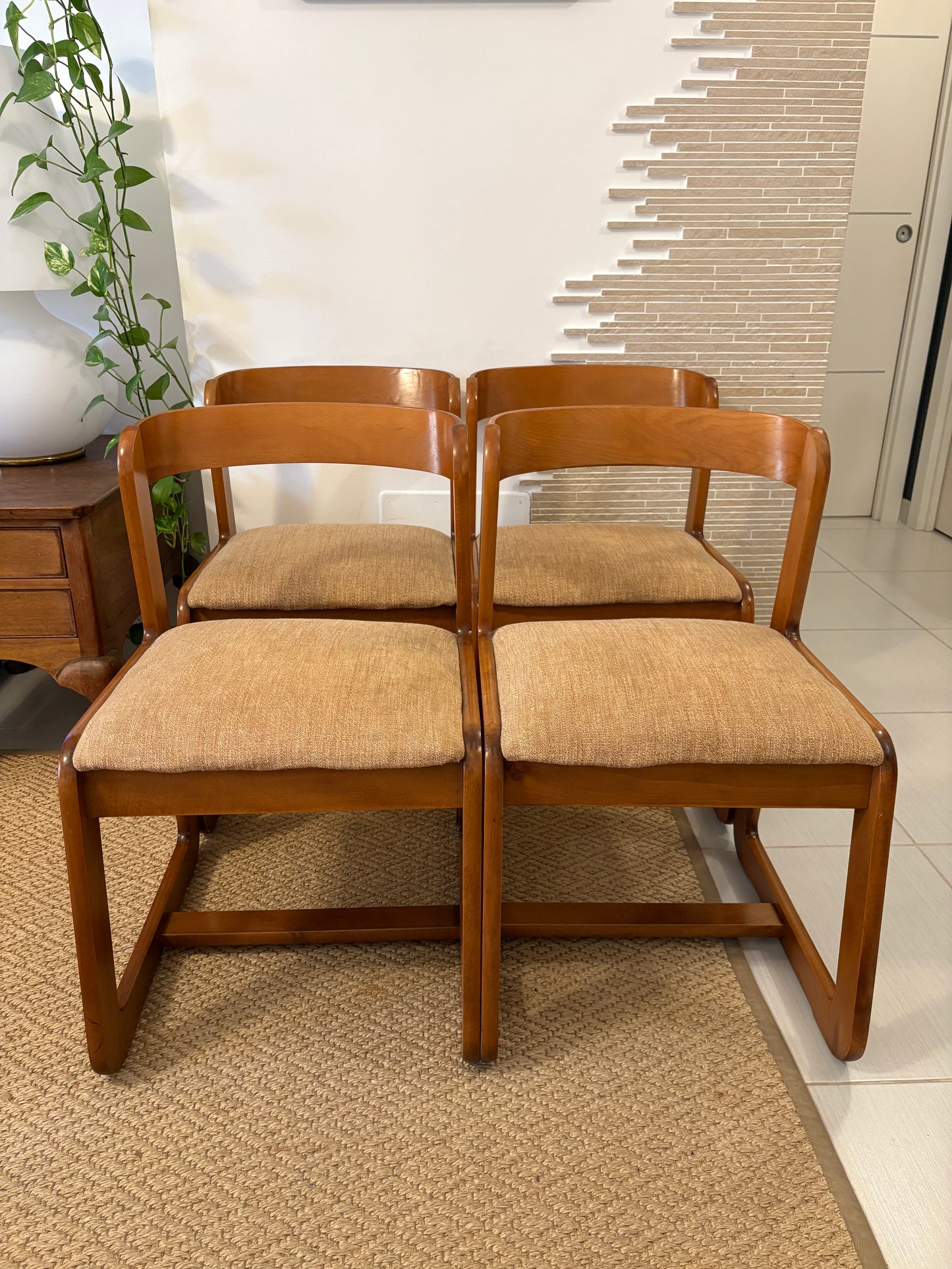 4 chairs Willy Rizzo