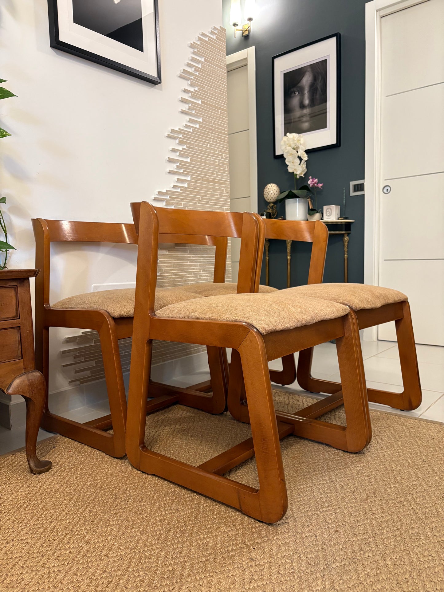 4 chairs Willy Rizzo