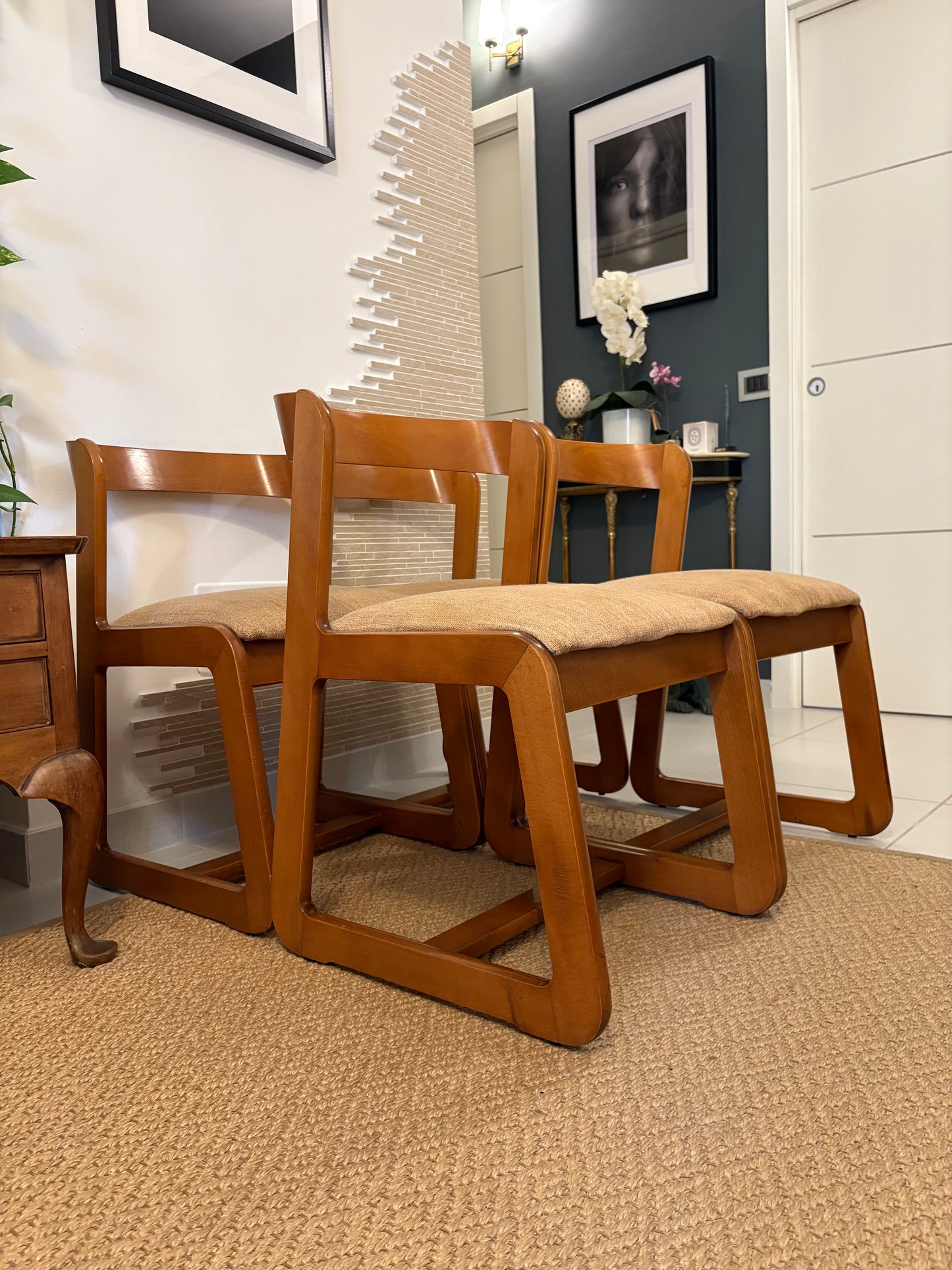 4 chairs Willy Rizzo