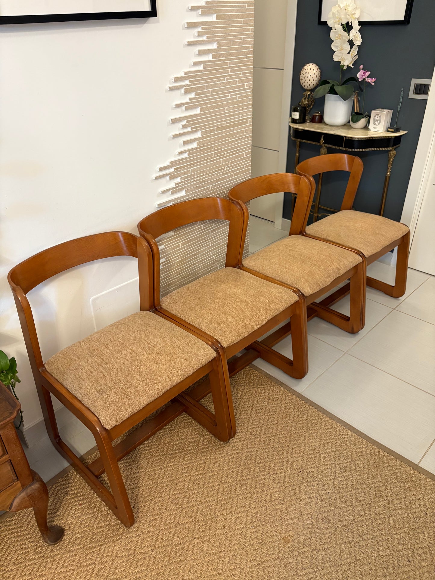 4 chairs Willy Rizzo