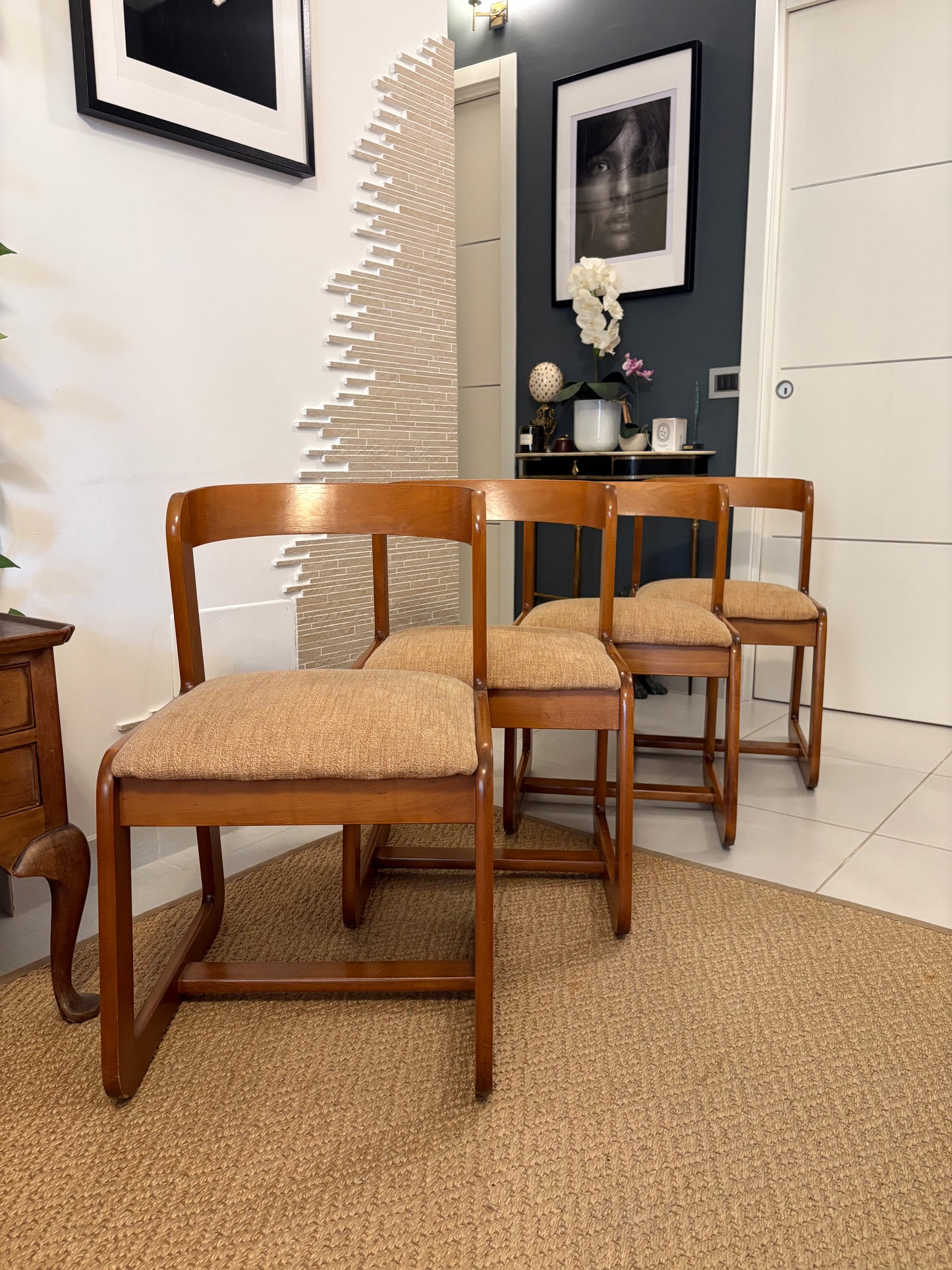 4 chairs Willy Rizzo