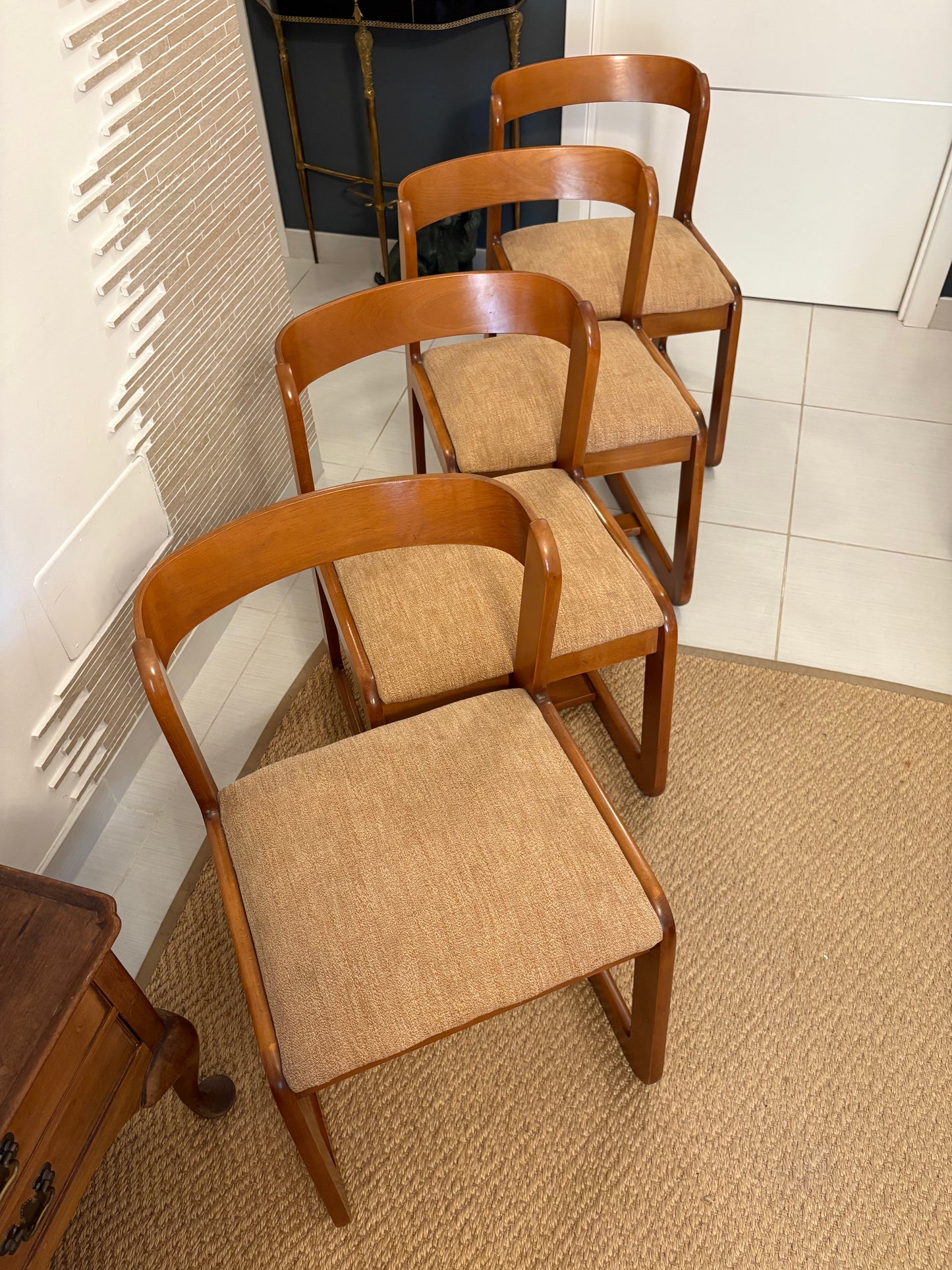 4 chairs Willy Rizzo