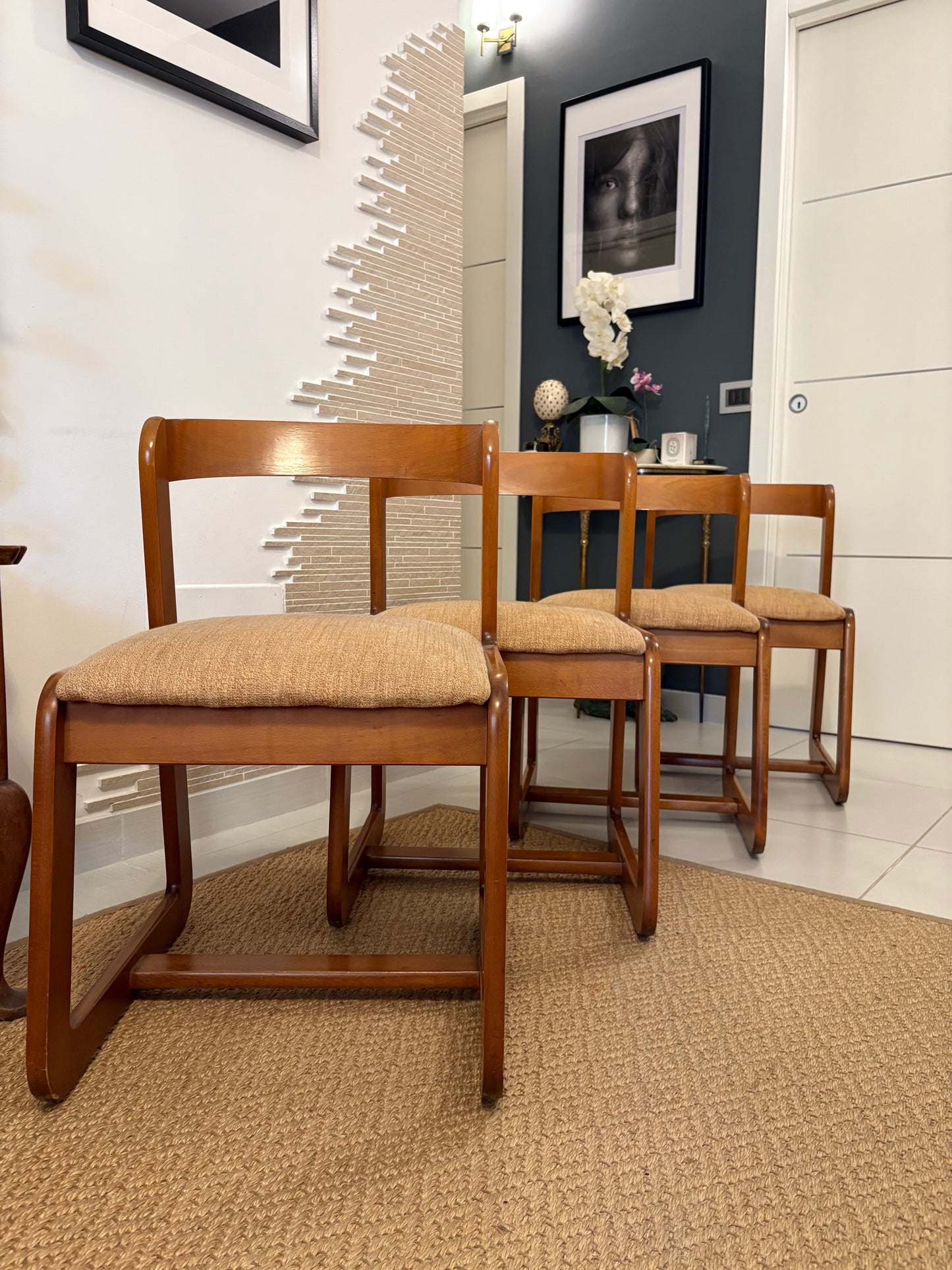 4 chairs Willy Rizzo