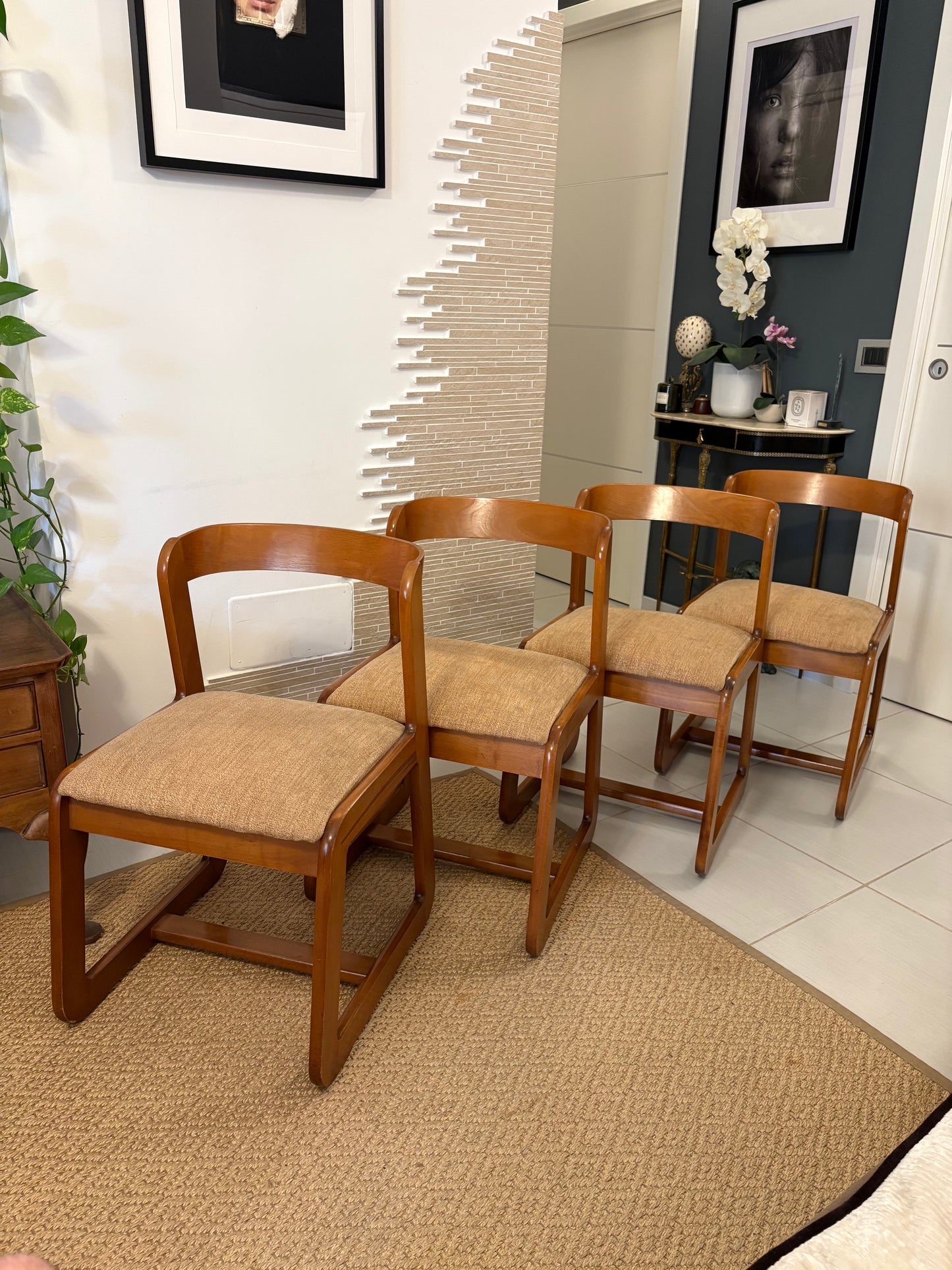 4 chairs Willy Rizzo