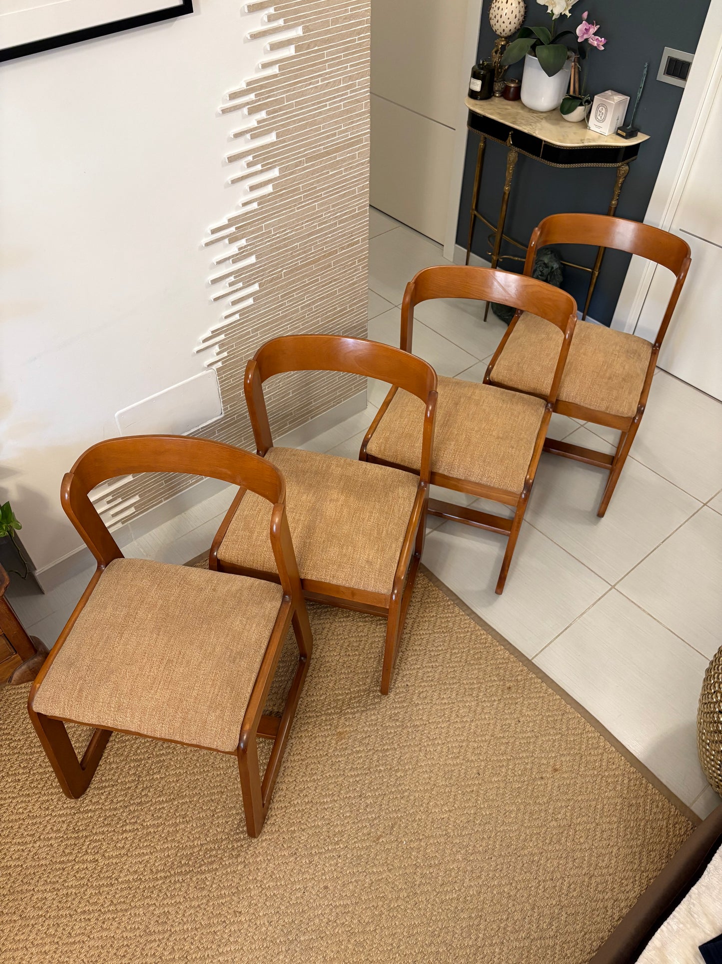 4 chairs Willy Rizzo