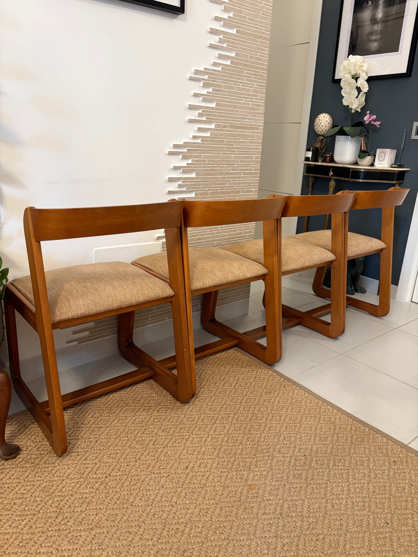 4 chairs Willy Rizzo