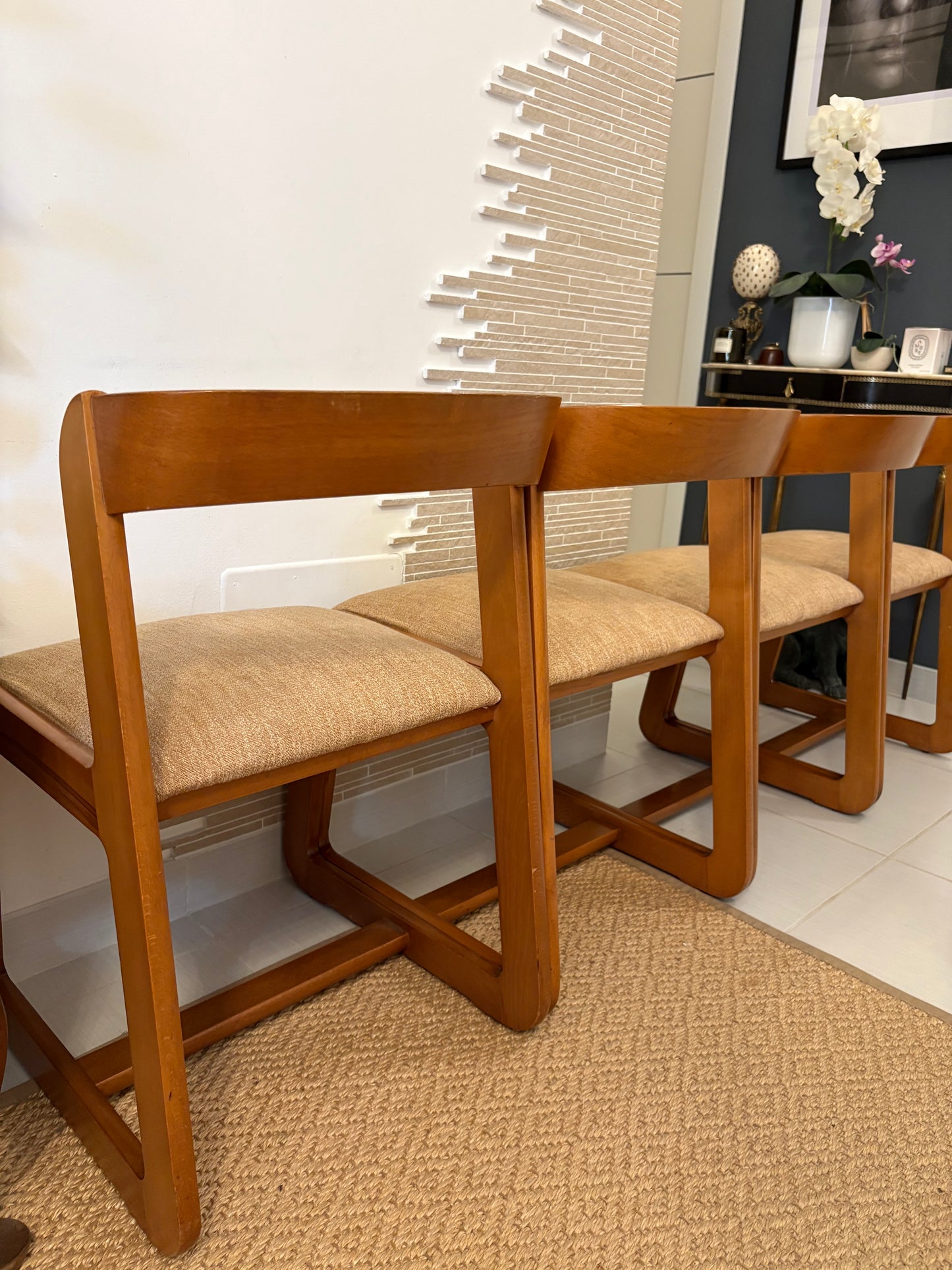 4 chairs Willy Rizzo