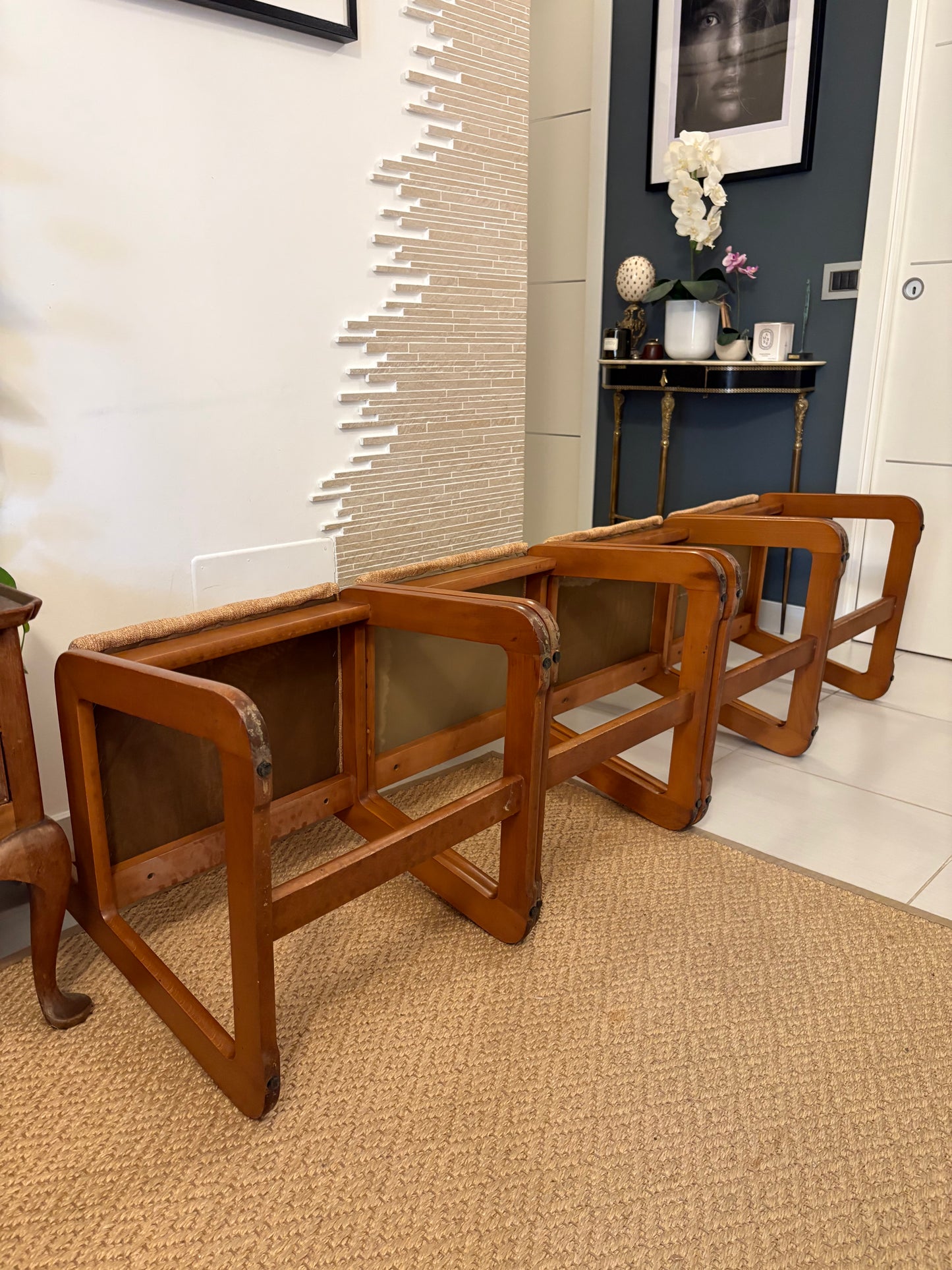 4 chairs Willy Rizzo