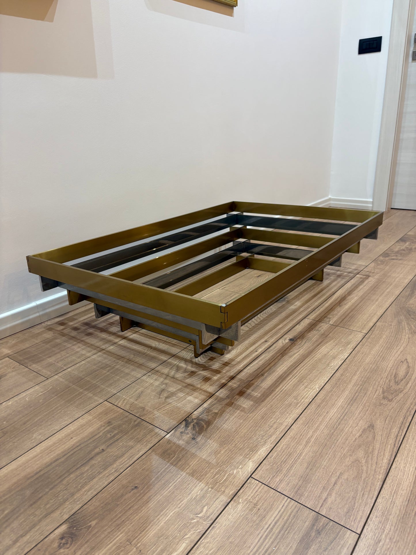 Willy Rizzo style vintage coffee table