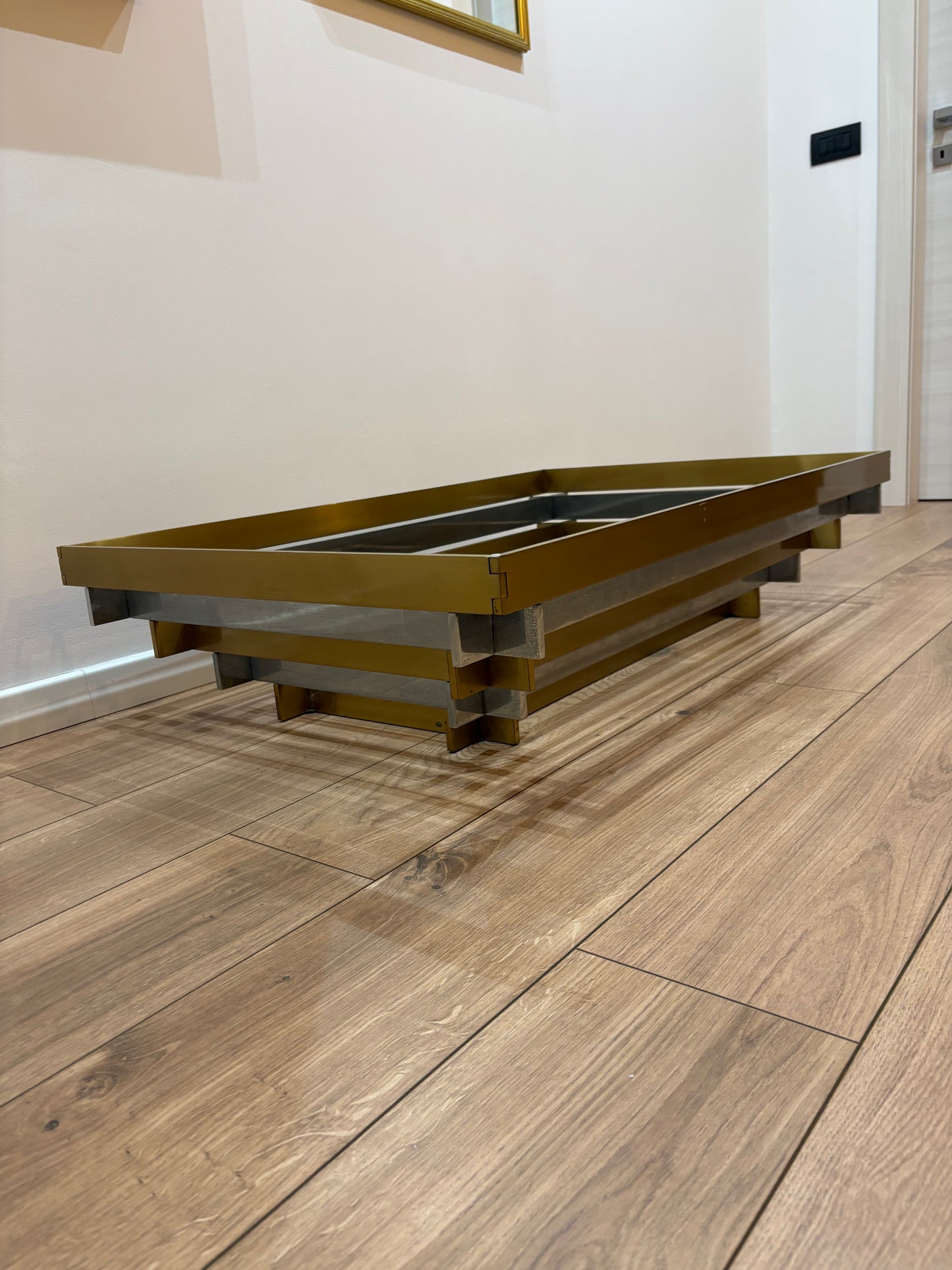 Willy Rizzo style vintage coffee table