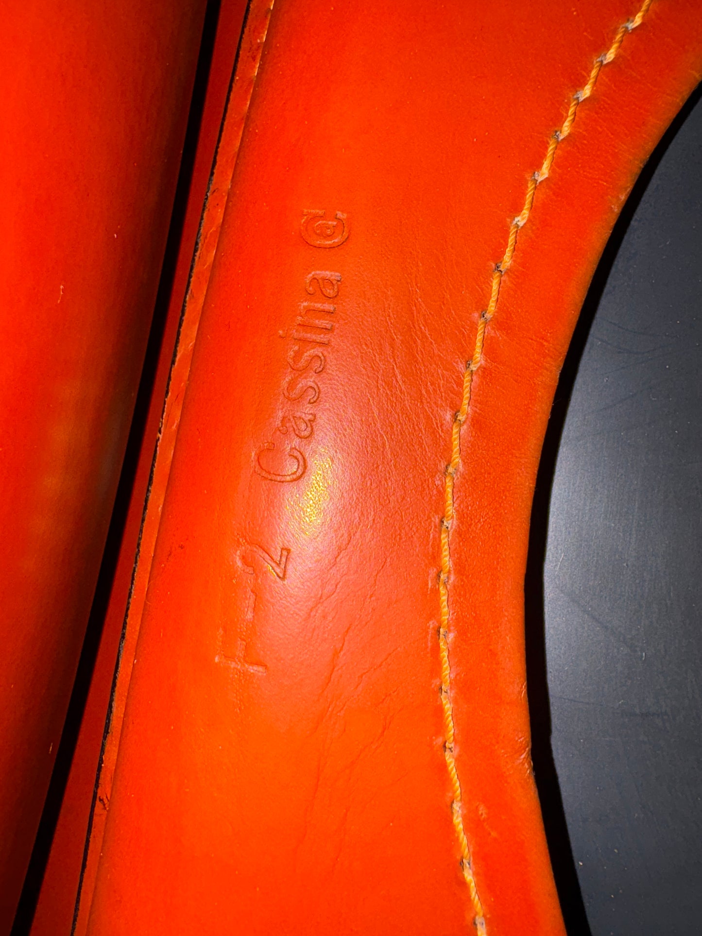 Set 6 chairs Mario Bellini - Cassina 412 Cab