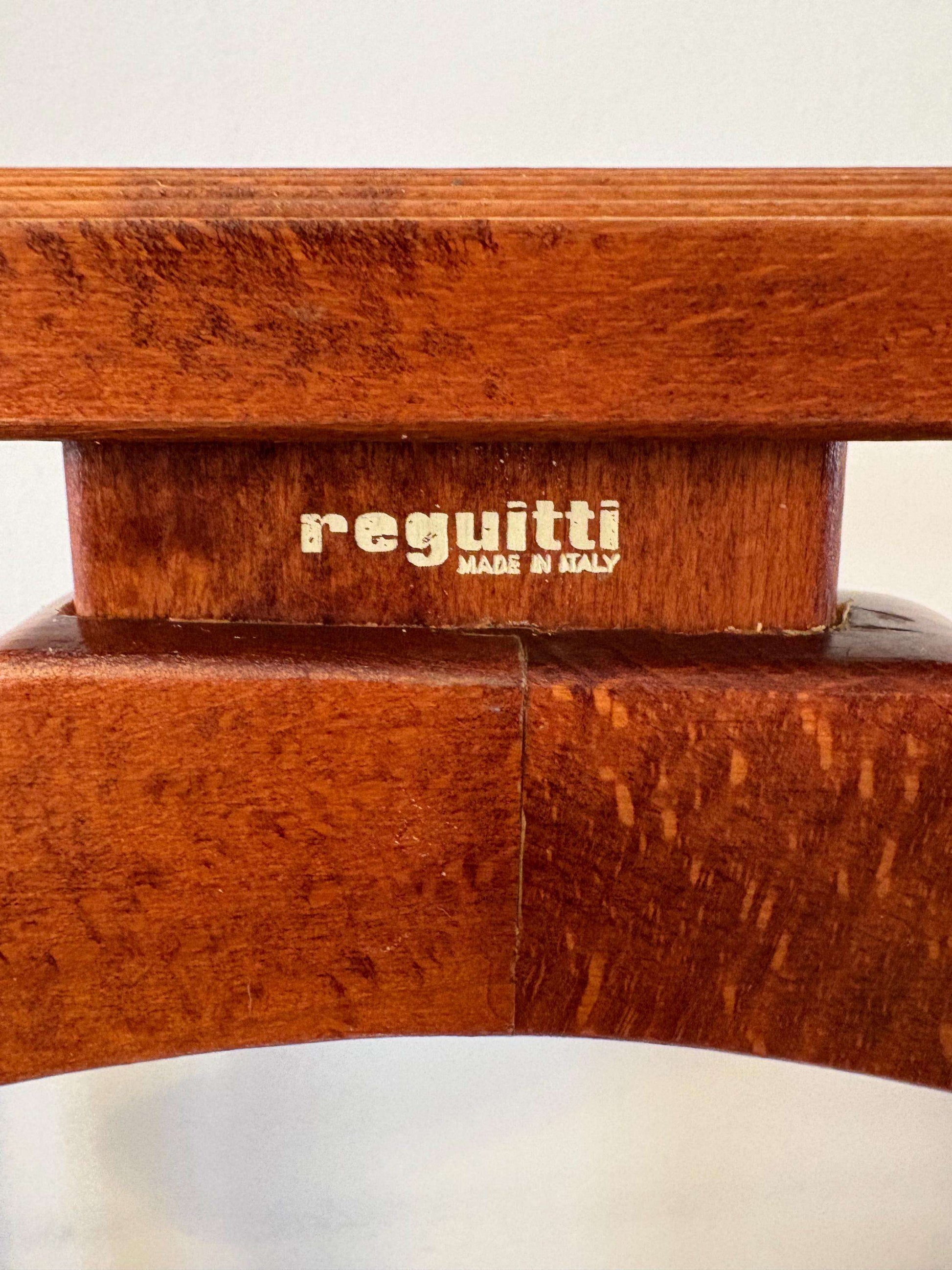 appendiabiti vintage in legno made in Italy design classico Reguitti