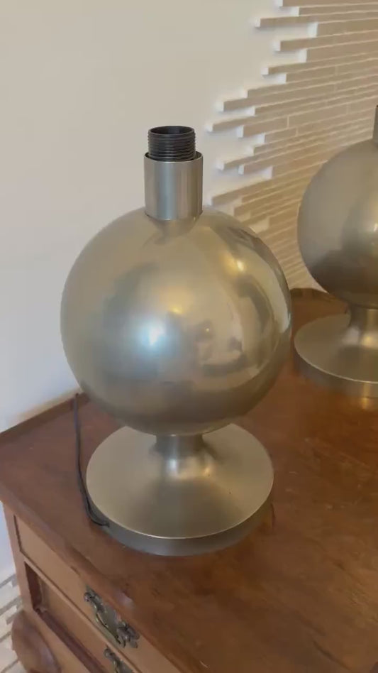 “Vintage Space Age Brass Desk Lamp | Mid-Century Bauhaus Regency Lighting”
